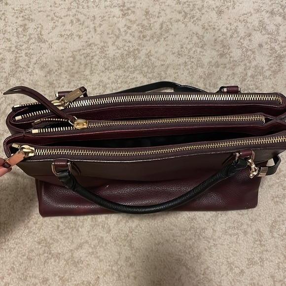 Coach burgundy Borough Bag - Picture 5 of 9